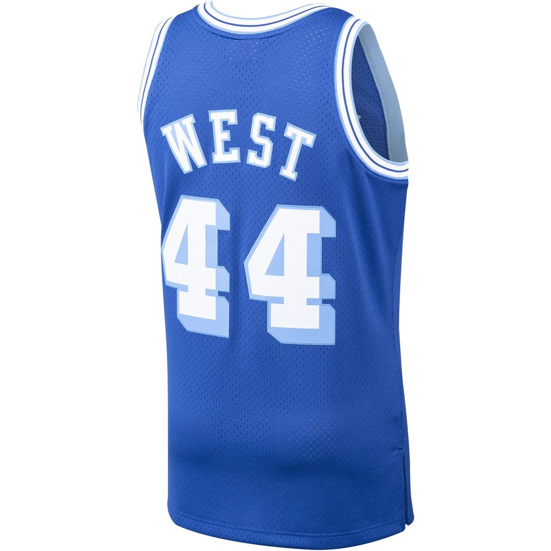 Jerry West Los Angeles Lakers Mitchell & Ness Hardwood Classics Swingman Jersey - Royal Official NBA Team Apparel Basketball Fan Gear