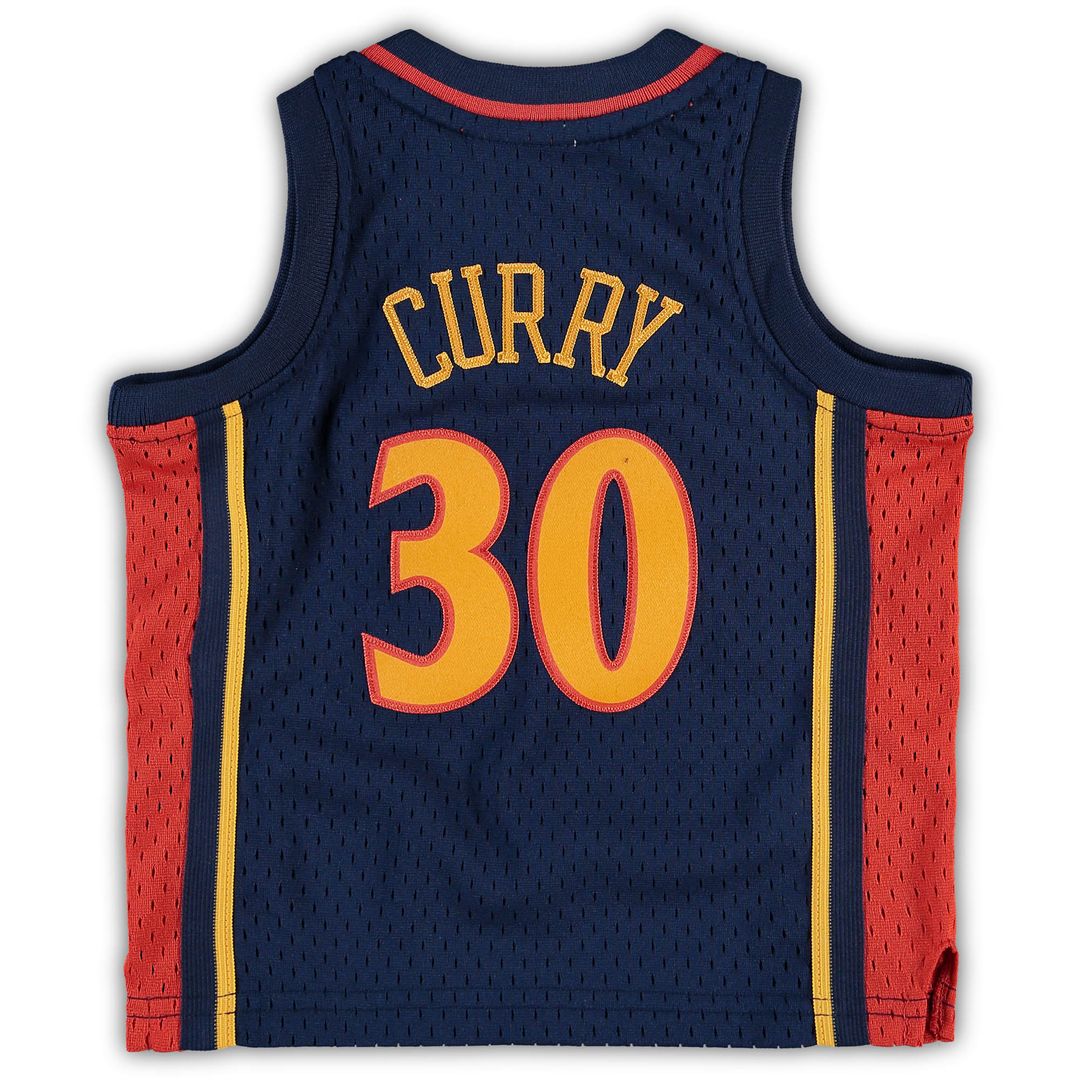 Stephen Curry Golden State Warriors Mitchell & Ness Infant Historic Logo Jersey - Navy Official NBA Team Apparel Basketball Fan Gear