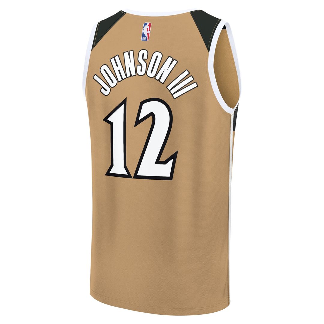 Tre Johnson III Washington Wizards Fanatics Youth Fast Break Jersey - City Edition - Gold Official NBA Team Apparel Basketball Fan Gear
