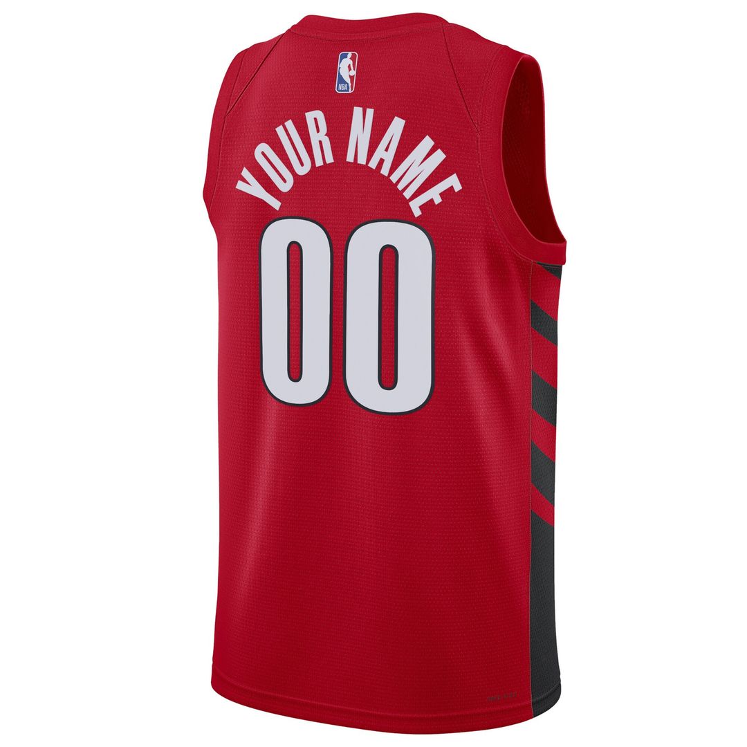 Portland Trail Blazers Jordan Brand Unisex 2022/23 Swingman Custom Jersey - Statement Edition - Red Official NBA Team Apparel Basketball Fan Gear