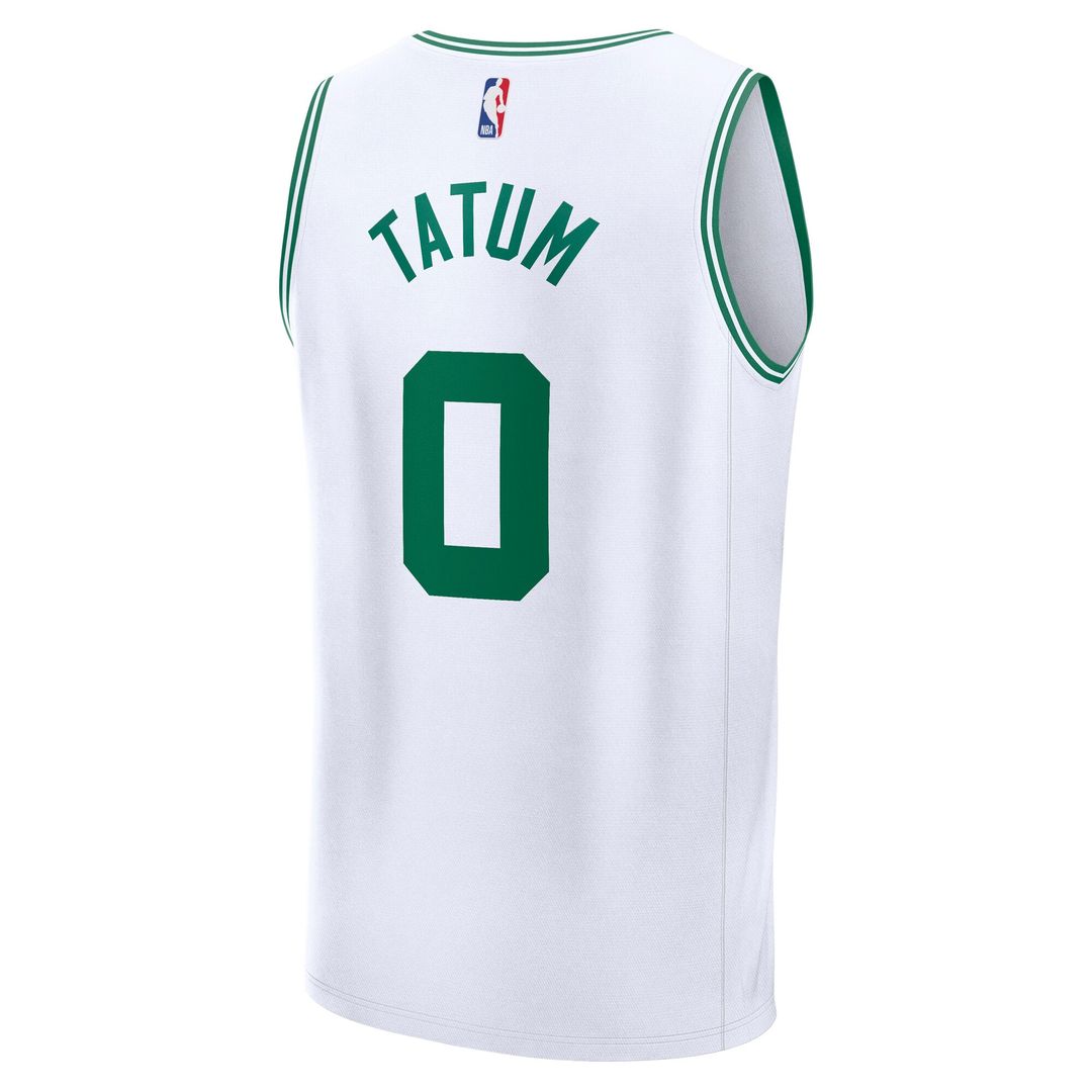 Jayson Tatum Boston Celtics Fanatics Fast Break Replica Player Jersey - Association Edition - White Official NBA Team Apparel Basketball Fan Gear