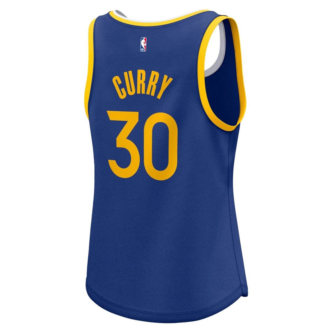 Stephen Curry Golden State Warriors Fanatics Women's Fast Break Player Jersey - Icon Edition - Royal Official NBA Team Apparel Basketball Fan Gear