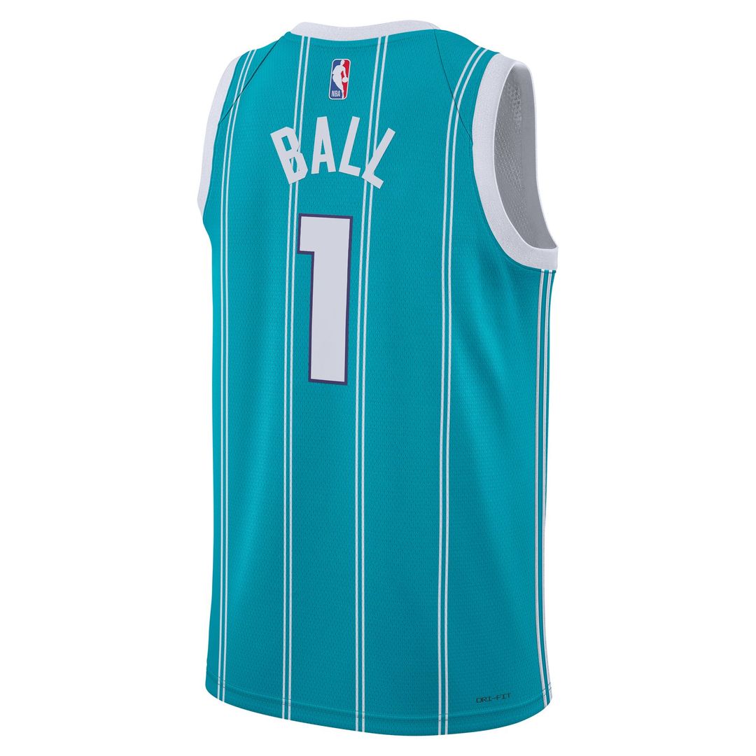 LaMelo Ball Charlotte Hornets Jordan Brand Unisex Swingman Jersey - Association Edition - White Official NBA Team Apparel Basketball Fan Gear