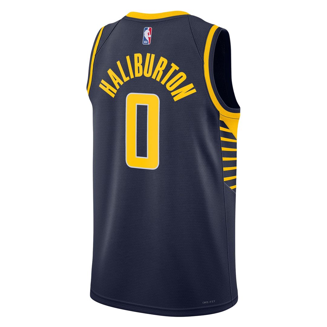 Tyrese Haliburton Indiana Pacers Nike Unisex Swingman Jersey - Icon Edition - Navy Official NBA Team Apparel Basketball Fan Gear