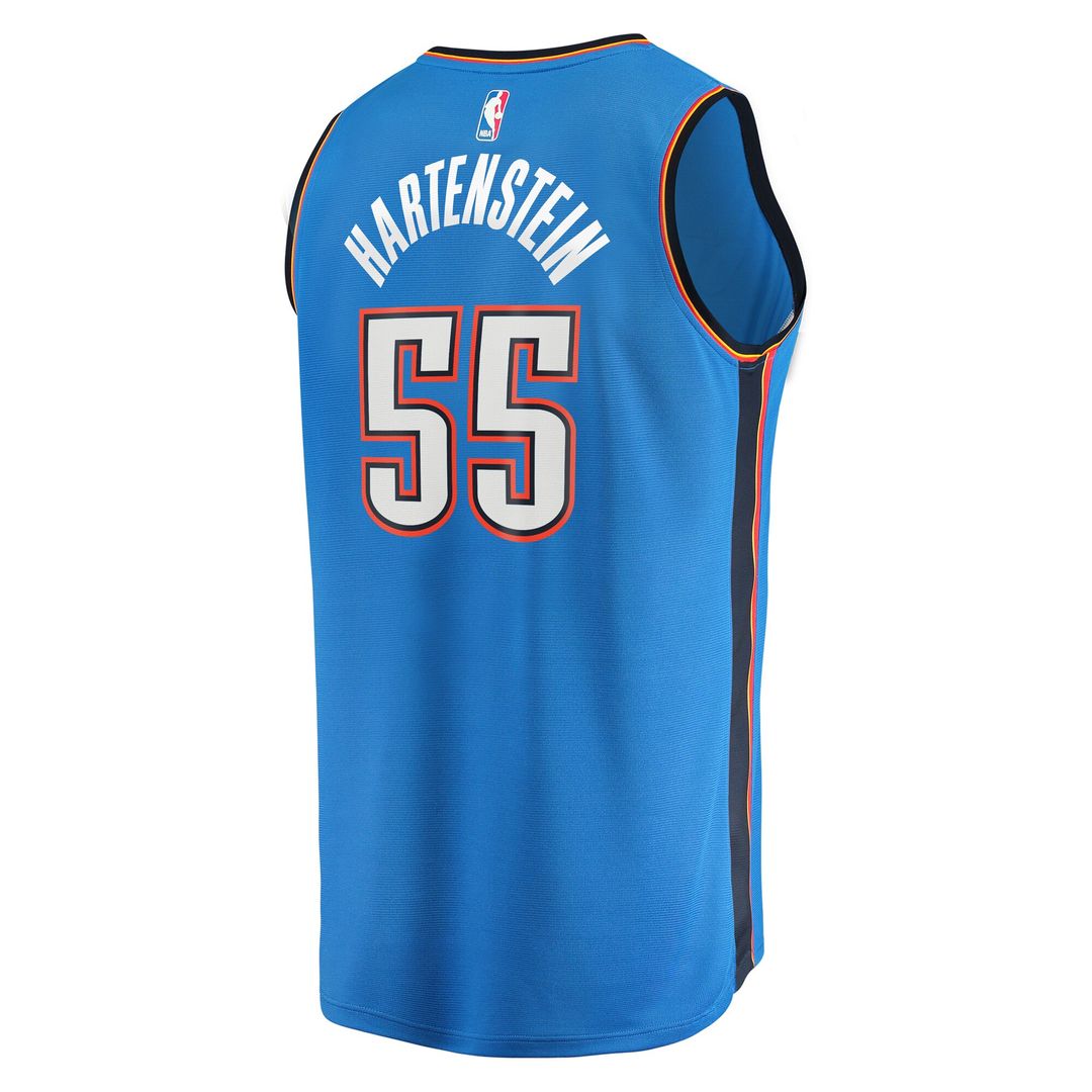 Isaiah Hartenstein Oklahoma City Thunder Fanatics Youth Fast Break Replica Player Jersey - Icon Edition - Blue Official NBA Team Apparel Basketball Fa