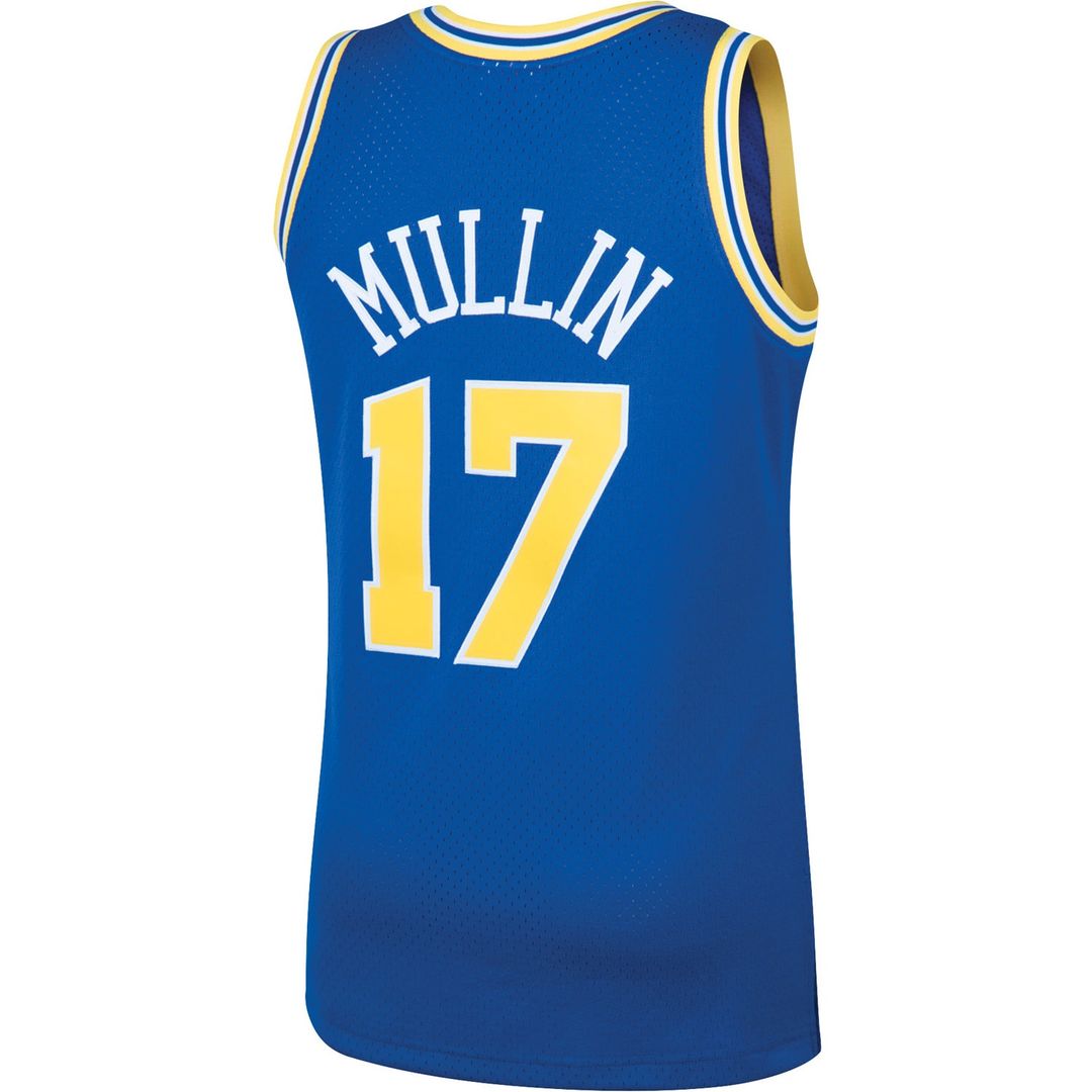 Chris Mullin Golden State Warriors Mitchell & Ness 1993/94 Hardwood Classics Swingman Jersey - Royal Official NBA Team Apparel Basketball Fan Gear