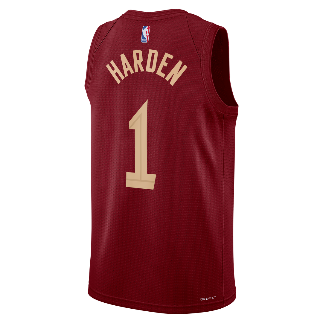 James Harden Cleveland Cavaliers Nike Unisex Swingman Jersey - Icon Edition - Wine Official NBA Team Apparel Basketball Fan Gear