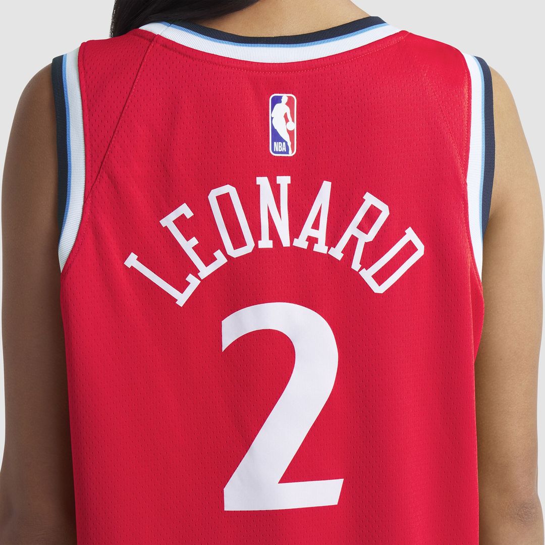 Kawhi Leonard LA Clippers Jordan Brand Unisex 2024/25 Swingman Jersey - Statement Edition - Red Official NBA Team Apparel Basketball Fan Gear