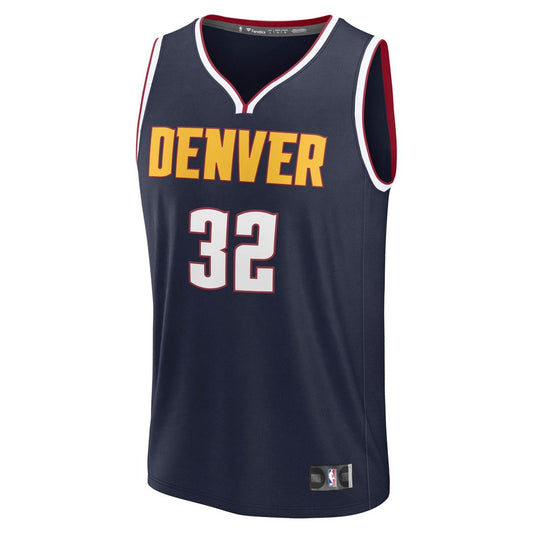 Aaron Gordon Denver Nuggets Fanatics Fast Break Replica Player Jersey - Icon Edition - Navy Official NBA Team Apparel Basketball Fan Gear