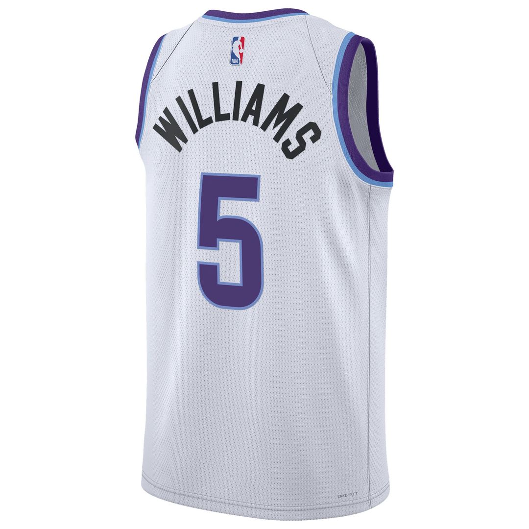 Cody Williams Utah Jazz Nike Unisex Swingman Jersey - Association Edition - White Official NBA Team Apparel Basketball Fan Gear