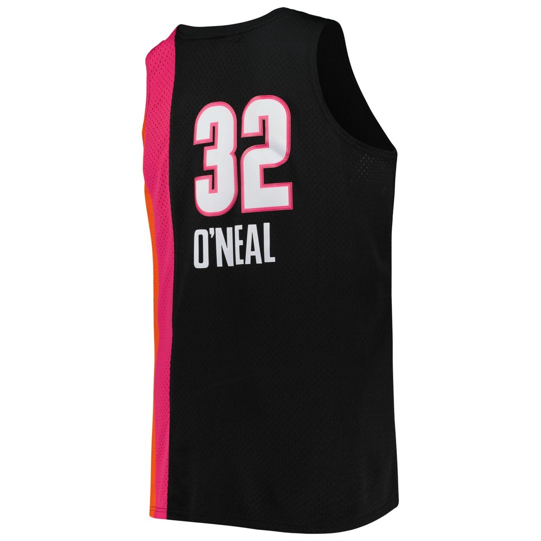 Shaquille O'Neal Miami Heat Mitchell & Ness Big & Tall Hardwood Classics 2005/06 Swingman Jersey - Black Official NBA Team Apparel Basketball Fan Gear