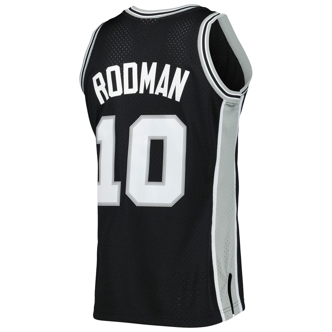 Dennis Rodman San Antonio Spurs Mitchell & Ness 1993/94 Hardwood Classics Swingman Jersey - Black Official NBA Team Apparel Basketball Fan Gear