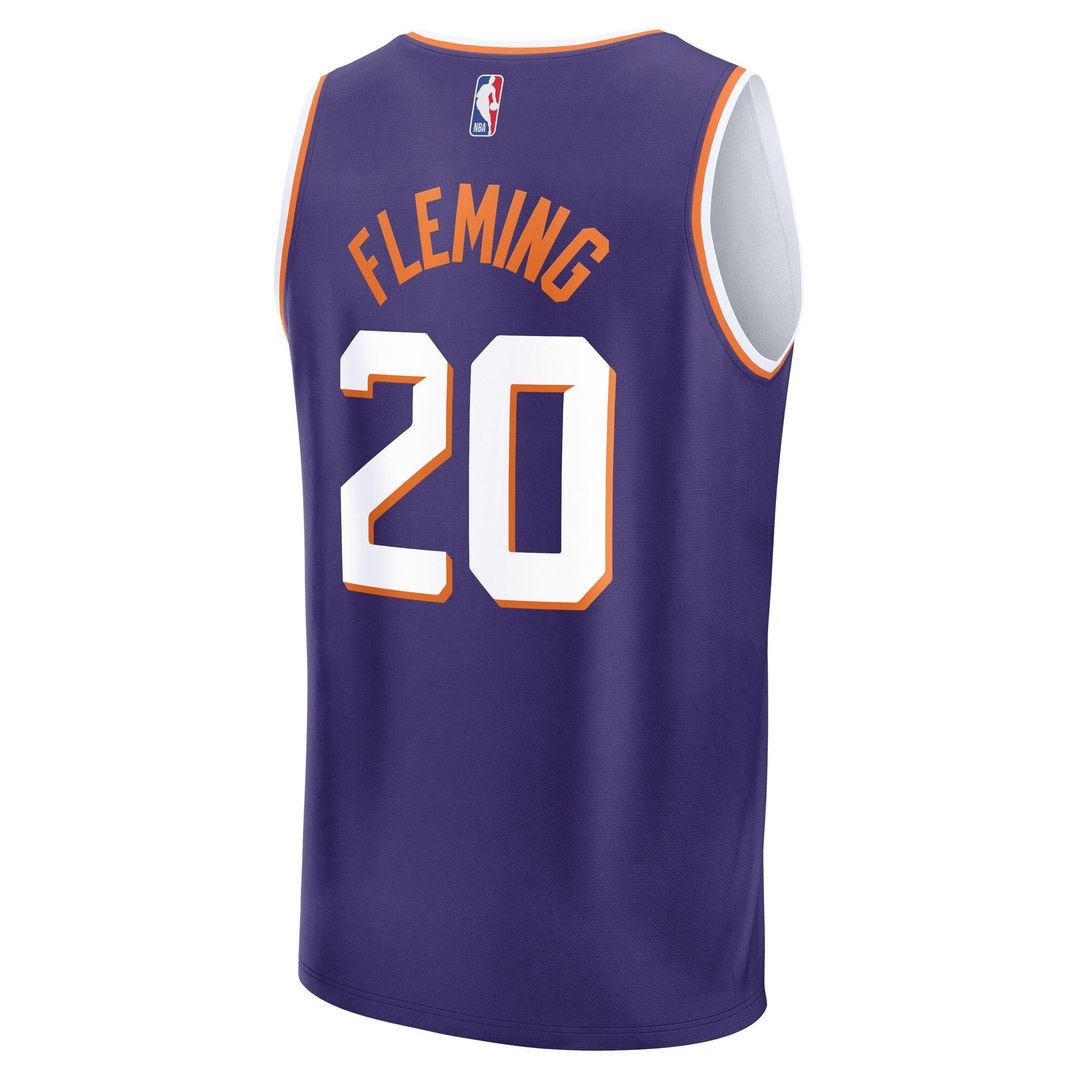 Rasheer Fleming Phoenix Suns Fanatics Youth Fast Break Replica Jersey - Purple - Icon Edition Official NBA Team Apparel Basketball Fan Gear