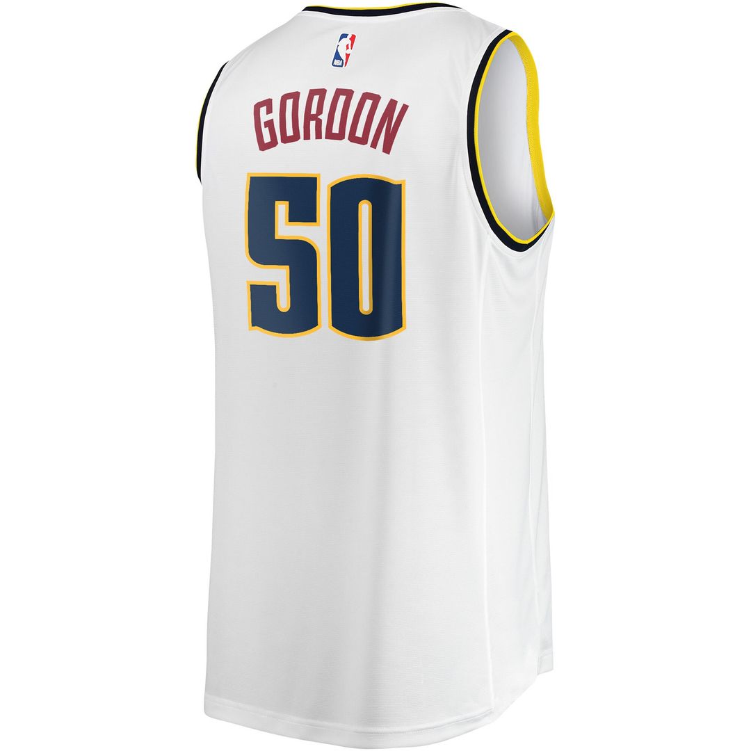 Aaron Gordon Denver Nuggets Fanatics Fast Break Player Jersey - Association Edition - White Official NBA Team Apparel Basketball Fan Gear