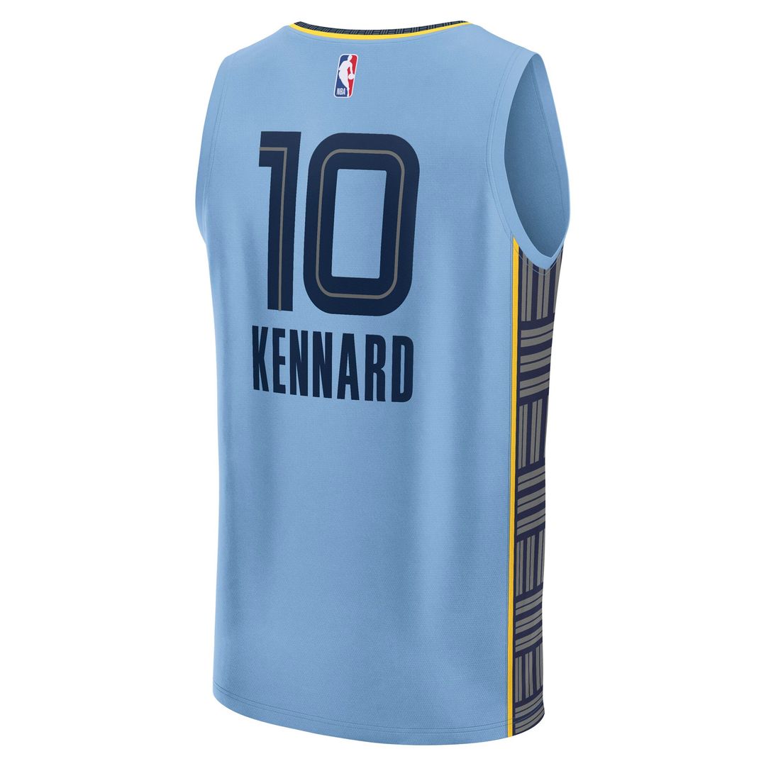 Luke Kennard Memphis Grizzlies Fanatics Fast Break Replica Player Jersey - Statement Edition - Light Blue Official NBA Team Apparel Basketball Fan Gea
