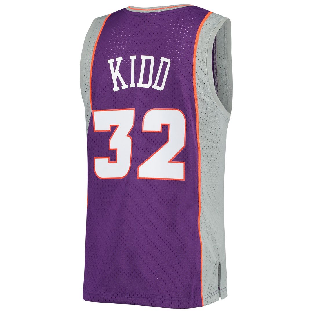 Jason Kidd Phoenix Suns Mitchell & Ness Big & Tall Hardwood Classics 2000/01 Swingman Jersey - Purple Official NBA Team Apparel Basketball Fan Gear