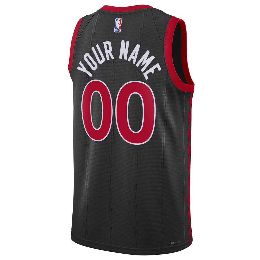 Toronto Raptors Jordan Brand Unisex 2022/23 Swingman Custom Jersey - Statement Edition - Black Official NBA Team Apparel Basketball Fan Gear