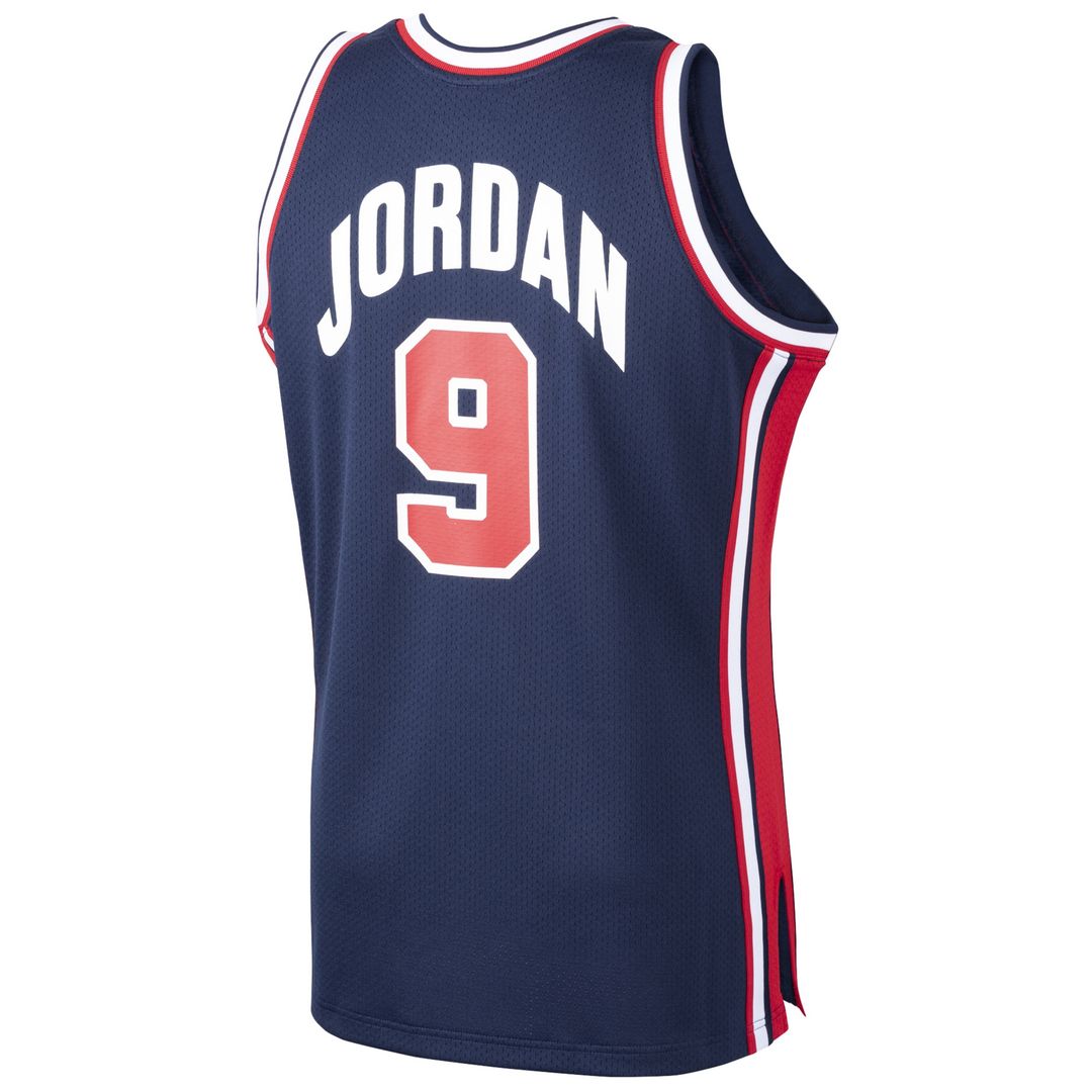 Michael Jordan USA Basketball Mitchell & Ness Home 1992 Dream Team Authentic Jersey - Navy Official NBA Team Apparel Basketball Fan Gear