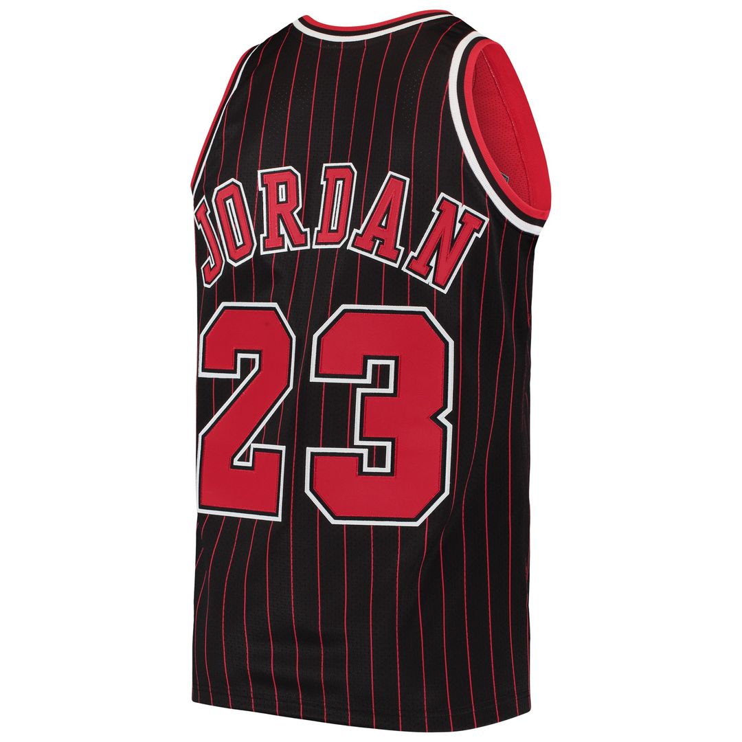 Michael Jordan Chicago Bulls Mitchell & Ness 1996/97 Hardwood Classics Authentic Jersey - Black Official NBA Team Apparel Basketball Fan Gear