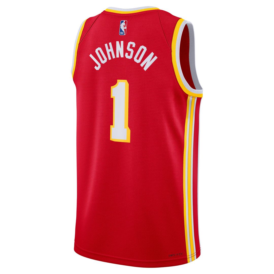 Jalen Johnson Atlanta Hawks Nike Unisex Swingman Jersey - Icon Edition - Red Official NBA Team Apparel Basketball Fan Gear