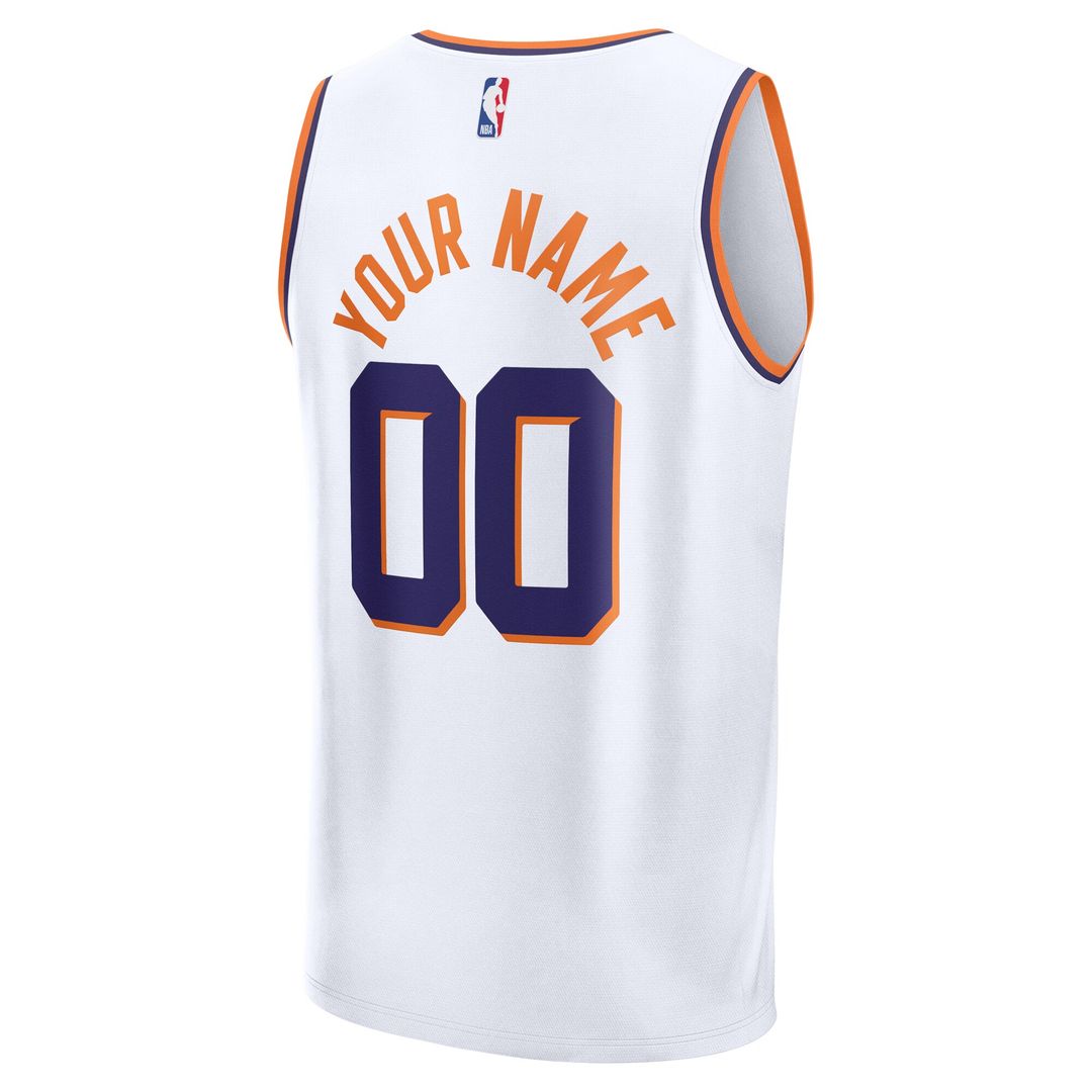 Phoenix Suns Fanatics Fast Break Custom Jersey - Icon Edition - Purple Official NBA Team Apparel Basketball Fan Gear