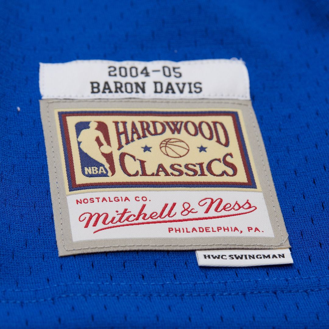 Baron Davis Golden State Warriors Mitchell & Ness Hardwood Classics 2004/05 Swingman Jersey - Royal Official NBA Team Apparel Basketball Fan Gear
