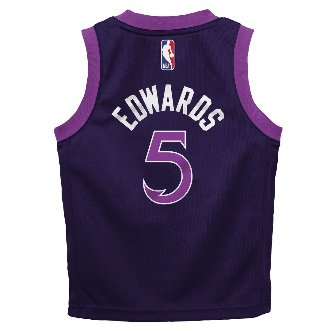 Anthony Edwards Minnesota Timberwolves Nike Infant 2025/26 City Edition Swingman Jersey - Purple Official NBA Team Apparel Basketball Fan Gear