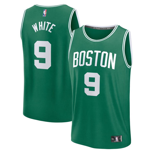 Derrick White Boston Celtics Fanatics Fast Break Replica Player Jersey - Icon Edition - Kelly Green Official NBA Team Apparel Basketball Fan Gear