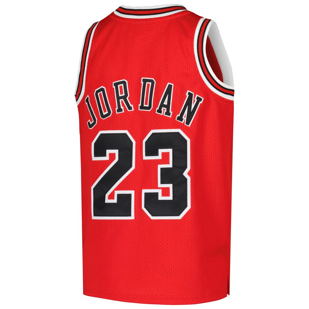 Michael Jordan Chicago Bulls Mitchell & Ness Youth Hardwood Classics 1997/98 Authentic Jersey - Red Official NBA Team Apparel Basketball Fan Gear
