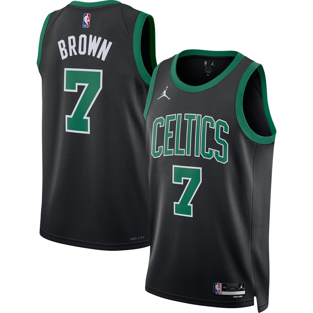 Jaylen Brown Boston Celtics Jordan Brand Unisex Swingman Jersey - Statement Edition - Black Official NBA Team Apparel Basketball Fan Gear