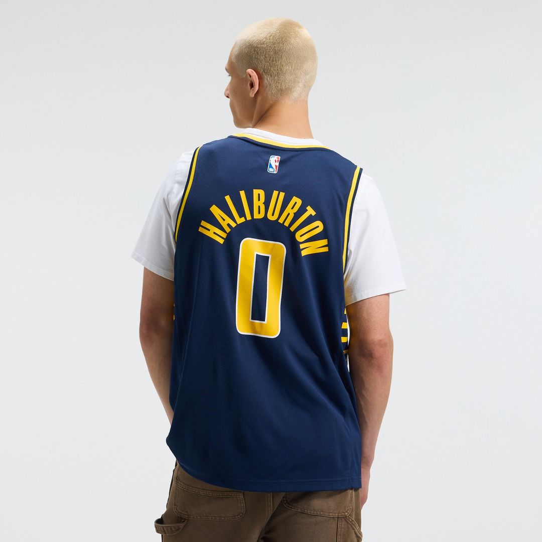 Tyrese Haliburton Indiana Pacers Fanatics Fast Break Replica Jersey - Navy - Icon Edition Official NBA Team Apparel Basketball Fan Gear