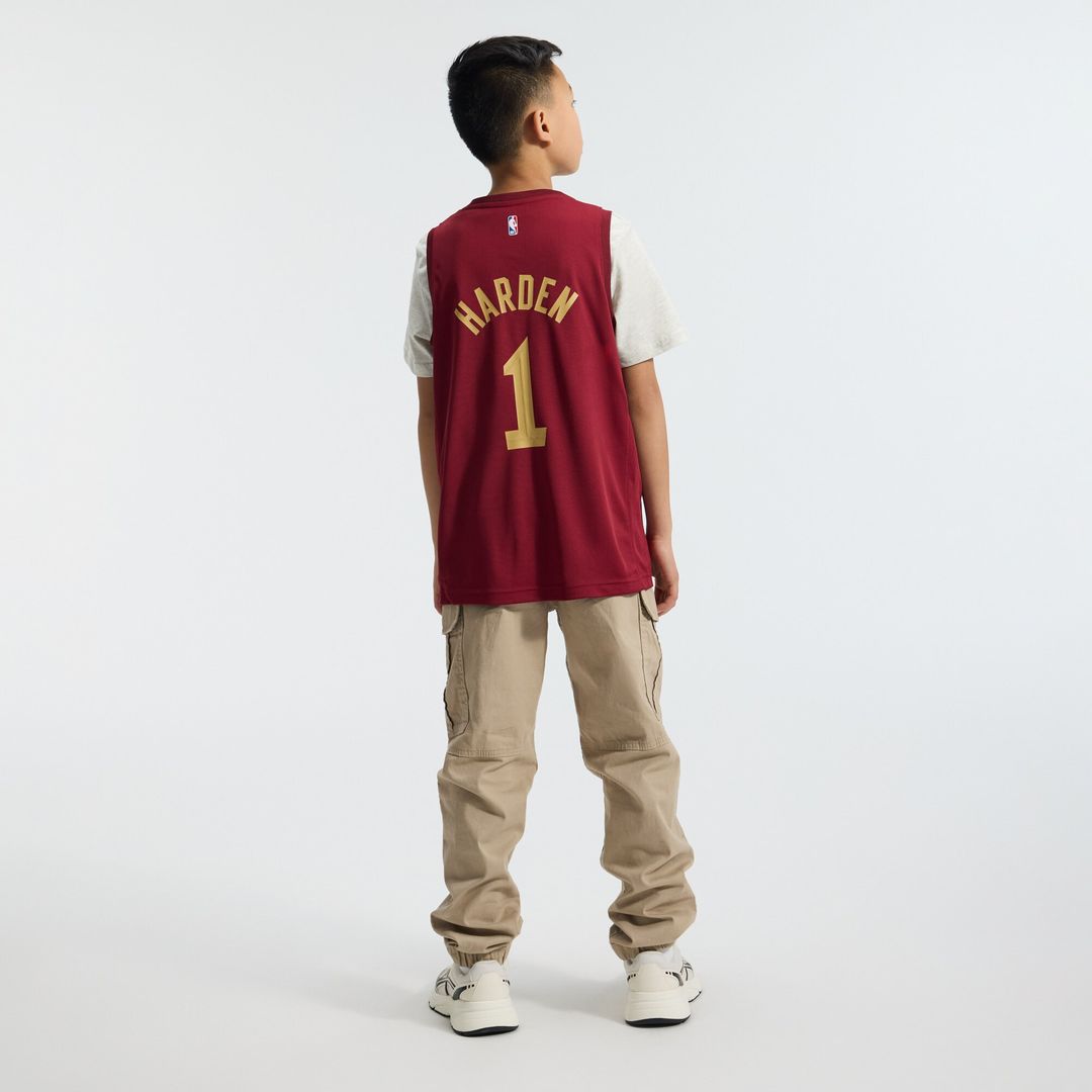 James Harden Cleveland Cavaliers Fanatics Youth Fast Break Replica Jersey - Icon Edition - Wine Official NBA Team Apparel Basketball Fan Gear