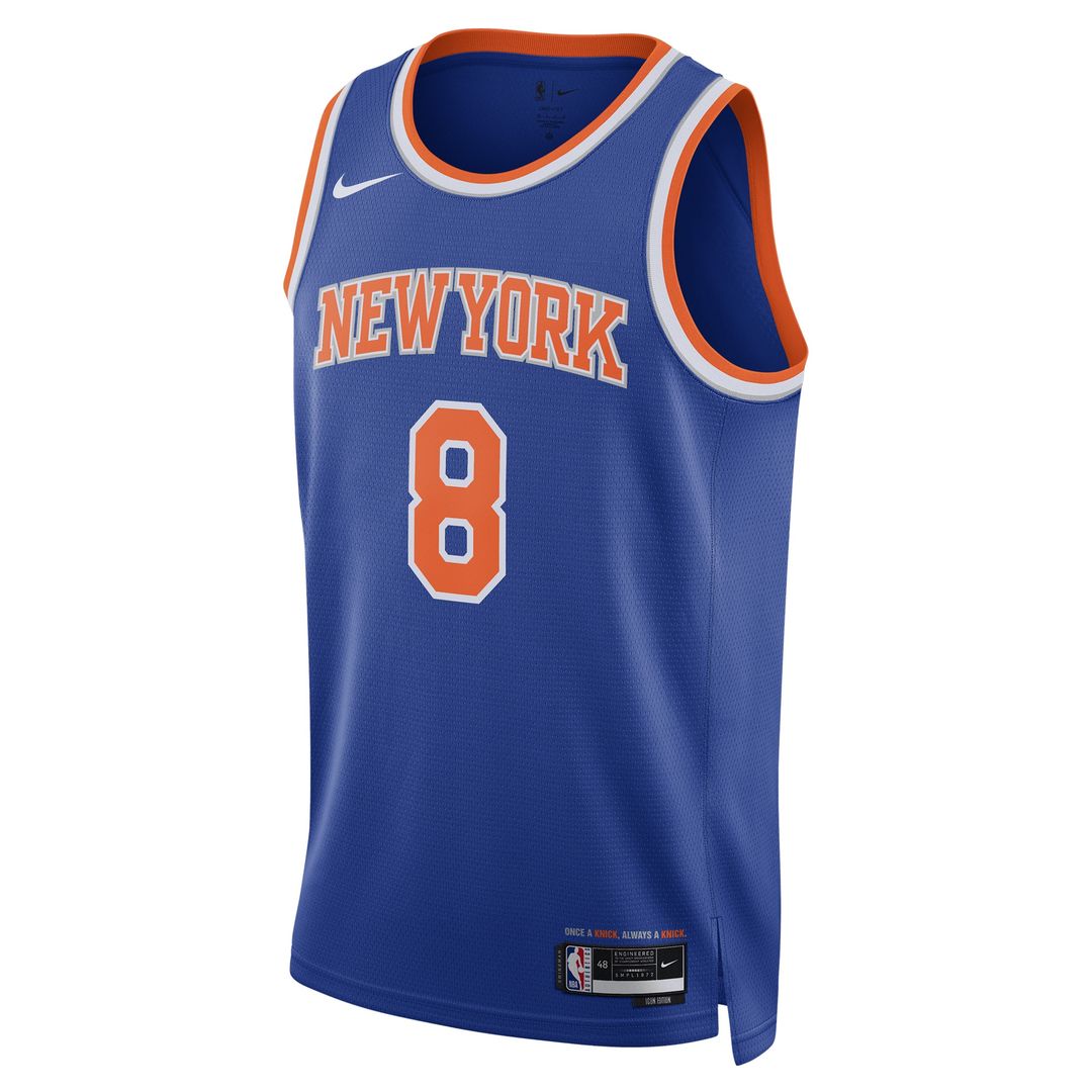 OG Anunoby New York Knicks Nike Unisex Swingman Jersey - Icon Edition - Blue Official NBA Team Apparel Basketball Fan Gear