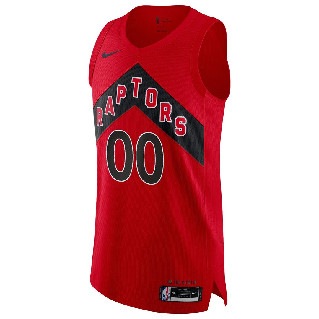 Toronto Raptors Nike 2020/21 Authentic Custom Jersey Red - Icon Edition Official NBA Team Apparel Basketball Fan Gear