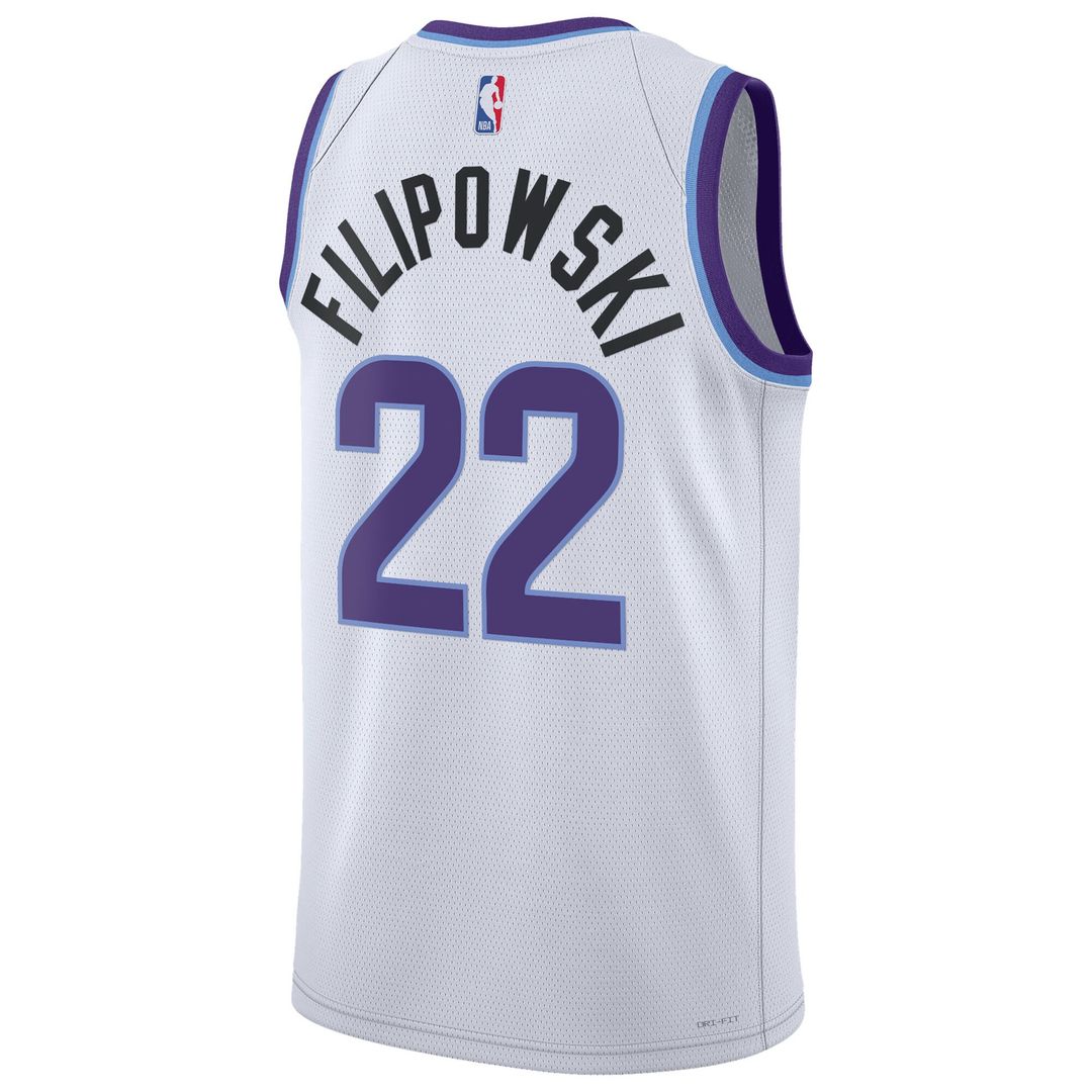 Kyle Filipowski Utah Jazz Nike Unisex Swingman Jersey - Association Edition - White Official NBA Team Apparel Basketball Fan Gear
