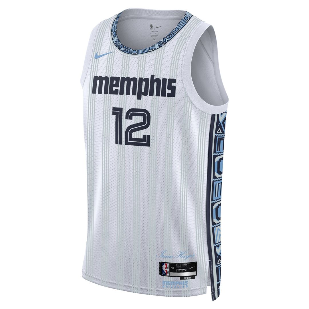Ja Morant Memphis Grizzlies Nike Unisex 2025/26 Swingman Jersey - White - City Edition Official NBA Team Apparel Basketball Fan Gear