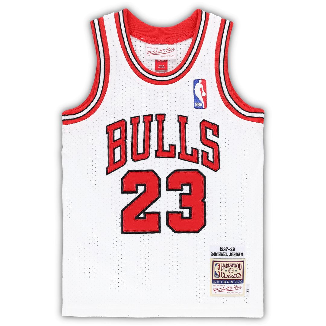 Michael Jordan Chicago Bulls Mitchell & Ness Toddler 1996/97 Hardwood Classics Authentic Jersey - Black Official NBA Team Apparel Basketball Fan Gear