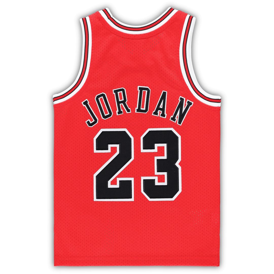 Michael Jordan Chicago Bulls Mitchell & Ness Preschool 1997/98 Hardwood Classics Authentic Jersey - Red Official NBA Team Apparel Basketball Fan Gear