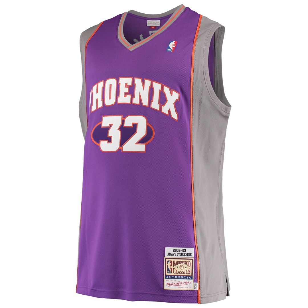 Amar'e Stoudemire Phoenix Suns Mitchell & Ness Hardwood Classics Authentic Jersey - Purple Official NBA Team Apparel Basketball Fan Gear
