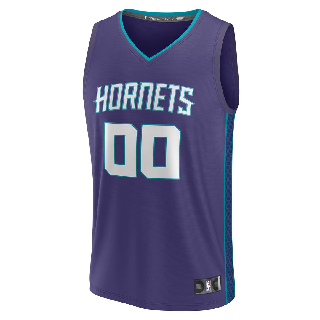 Charlotte Hornets Fanatics Fast Break Custom Jersey - Purple - Statement Edition Official NBA Team Apparel Basketball Fan Gear