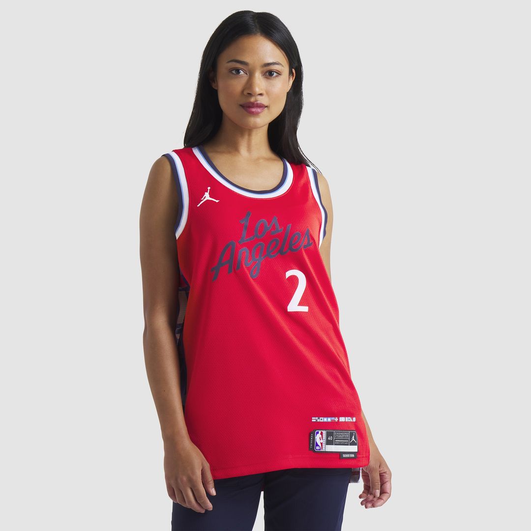 Kawhi Leonard LA Clippers Jordan Brand Unisex 2024/25 Swingman Jersey - Statement Edition - Red Official NBA Team Apparel Basketball Fan Gear