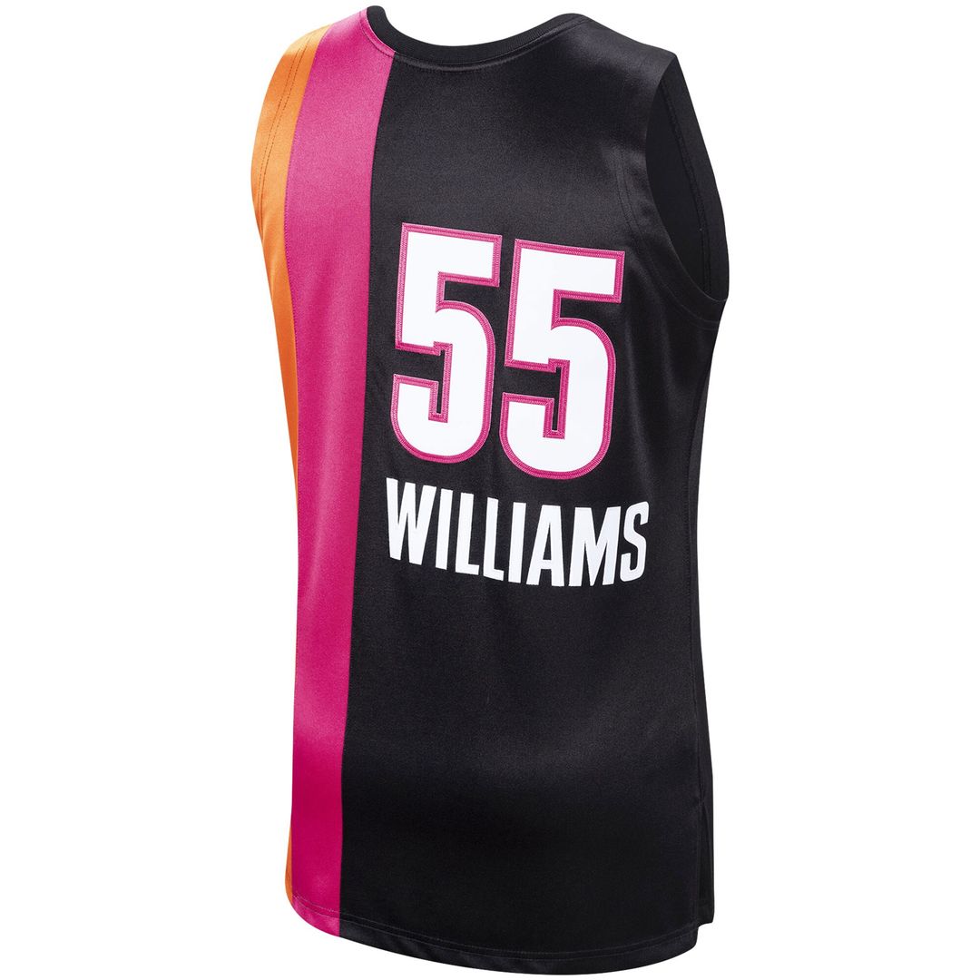 Jason Williams Miami Heat Mitchell & Ness 2005/06 Hardwood Classics Swingman Jersey - Black Official NBA Team Apparel Basketball Fan Gear