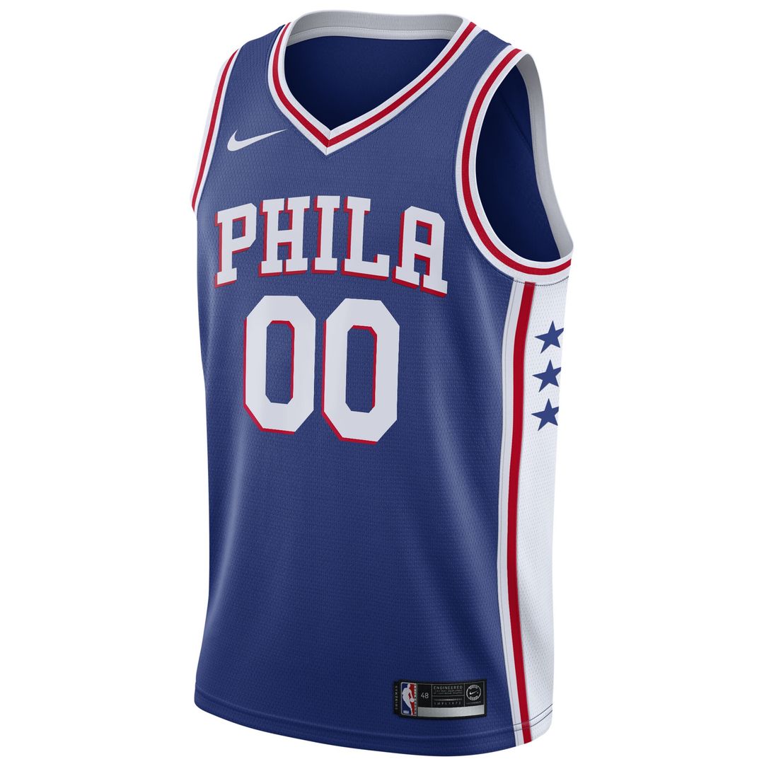 Philadelphia 76ers Nike 2020/21 Swingman Custom Jersey - Association Edition - White Official NBA Team Apparel Basketball Fan Gear
