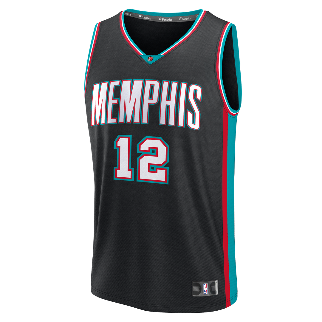 Ja Morant Memphis Grizzlies Fanatics Fast Break Jersey - Classic Edition - Black Official NBA Team Apparel Basketball Fan Gear