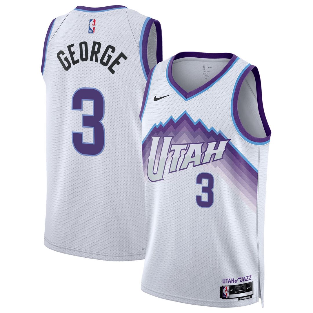 Keyonte George Utah Jazz Nike Unisex Swingman Jersey - Association Edition - White Official NBA Team Apparel Basketball Fan Gear