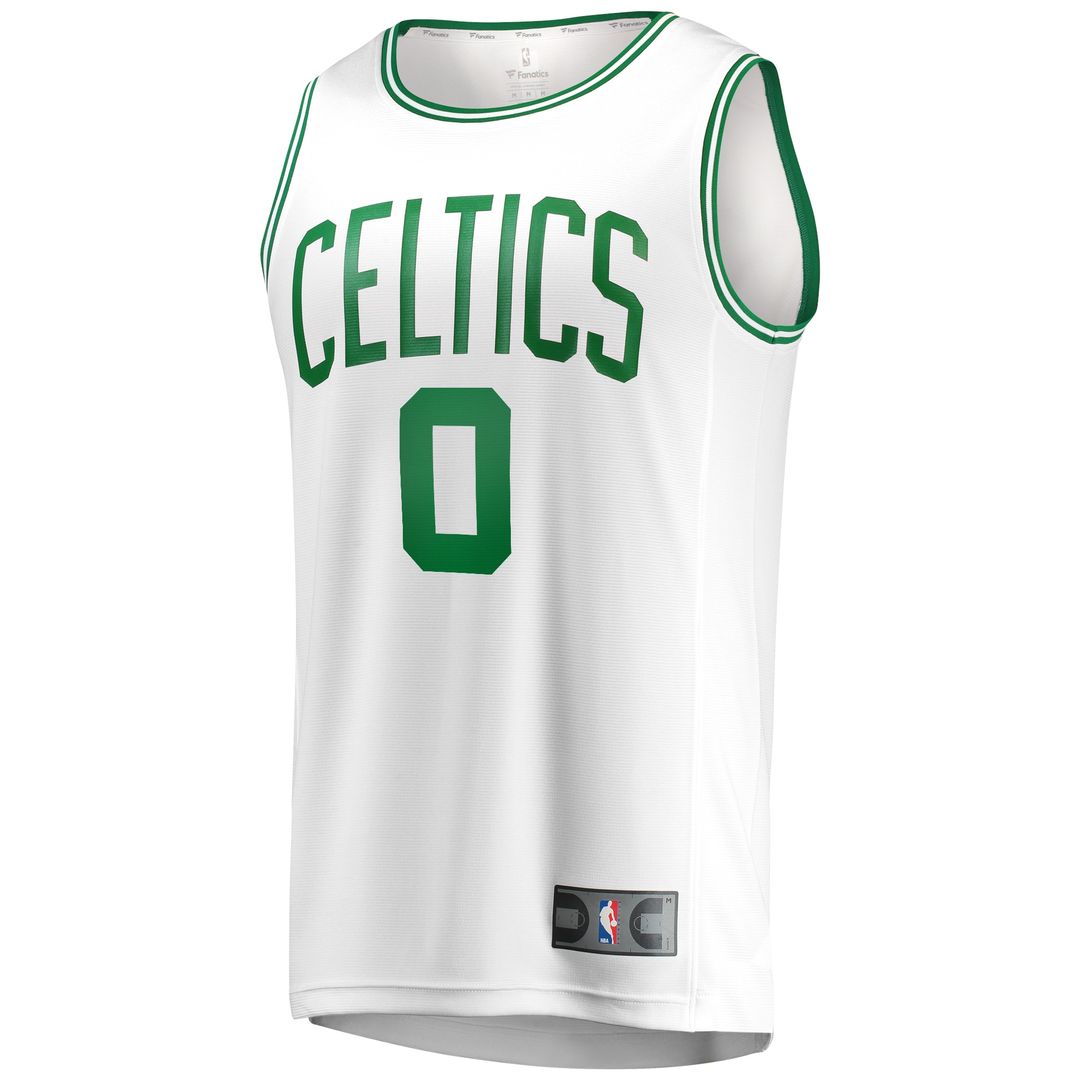 Jayson Tatum Boston Celtics Fanatics Fast Break Replica Away Jersey White - Association Edition Official NBA Team Apparel Basketball Fan Gear