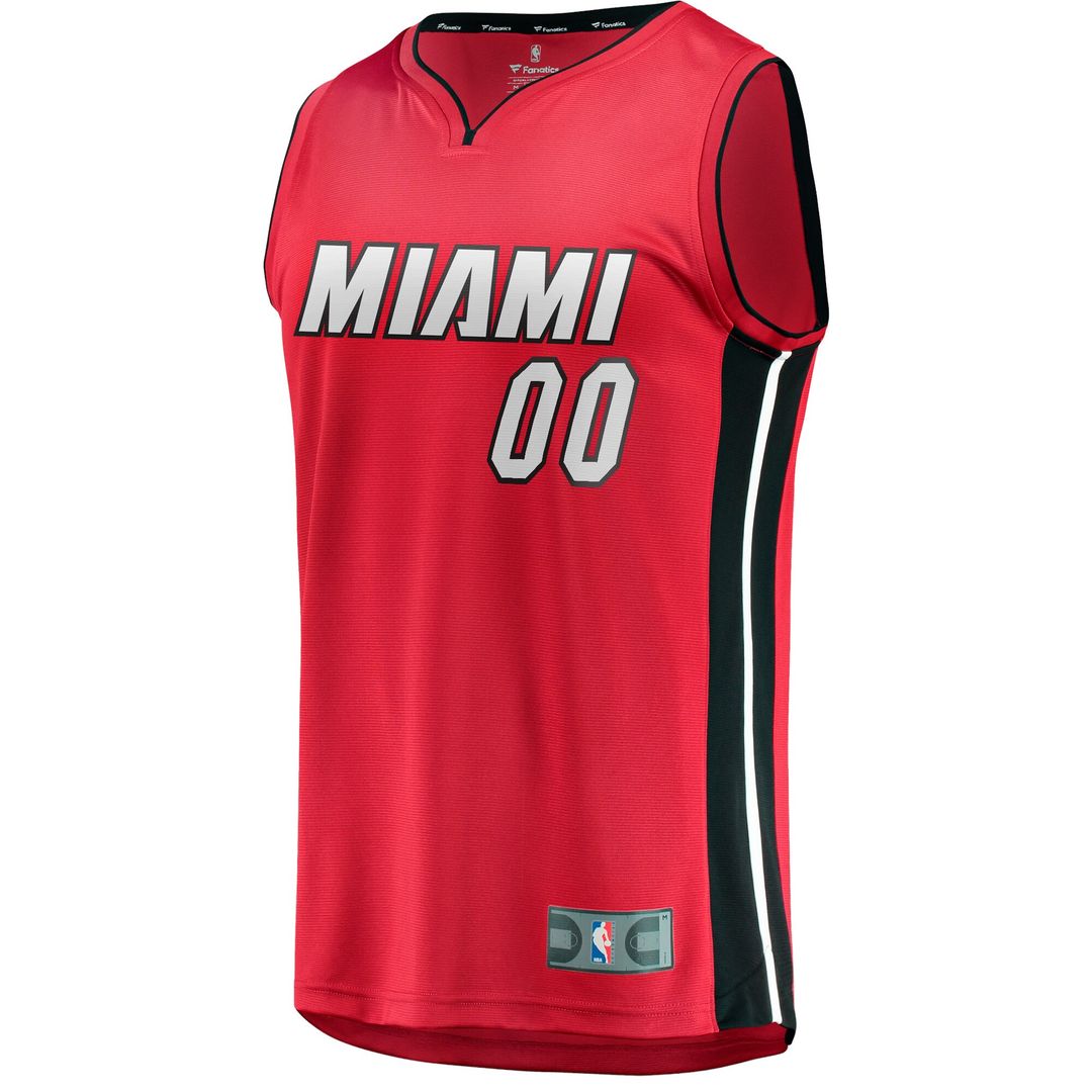 Miami Heat Fanatics Fast Break Custom Jersey - Red - Statement Edition Official NBA Team Apparel Basketball Fan Gear