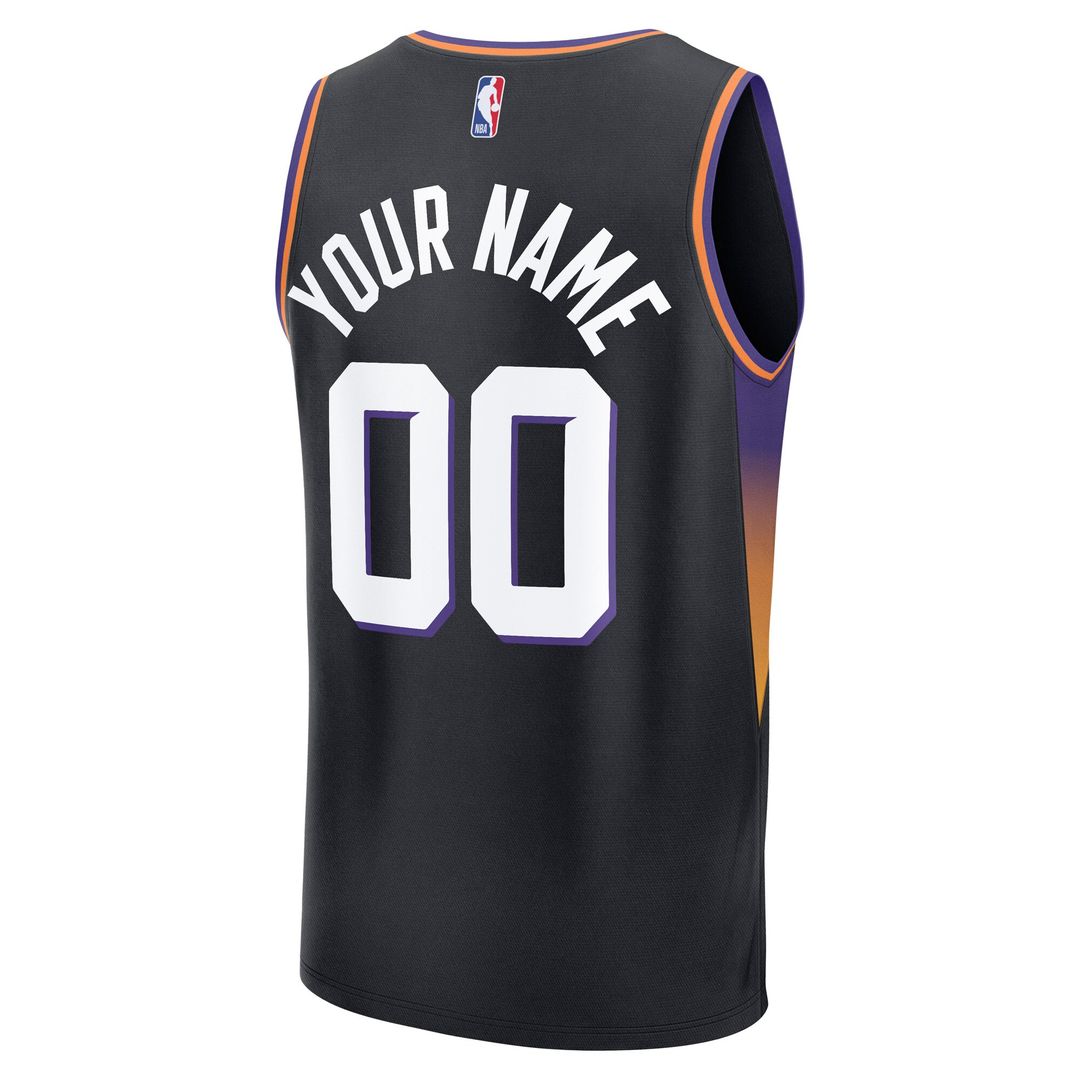 Phoenix Suns Fanatics Youth Fast Break Custom Replica Jersey - White - Association Edition Official NBA Team Apparel Basketball Fan Gear