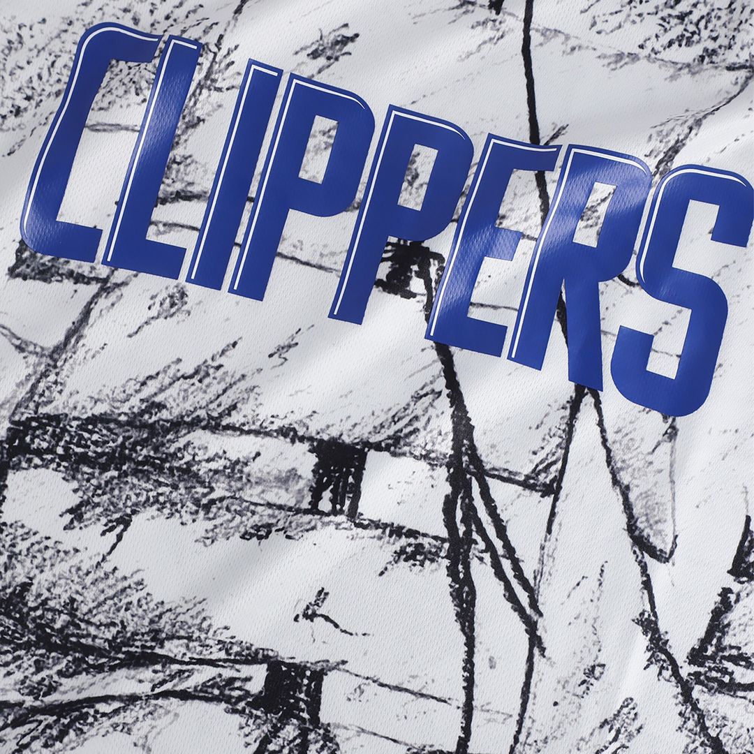 LA Clippers NBA & KidSuper Studios by Fanatics Unisex Hometown Jersey - Gray Official NBA Team Apparel Basketball Fan Gear