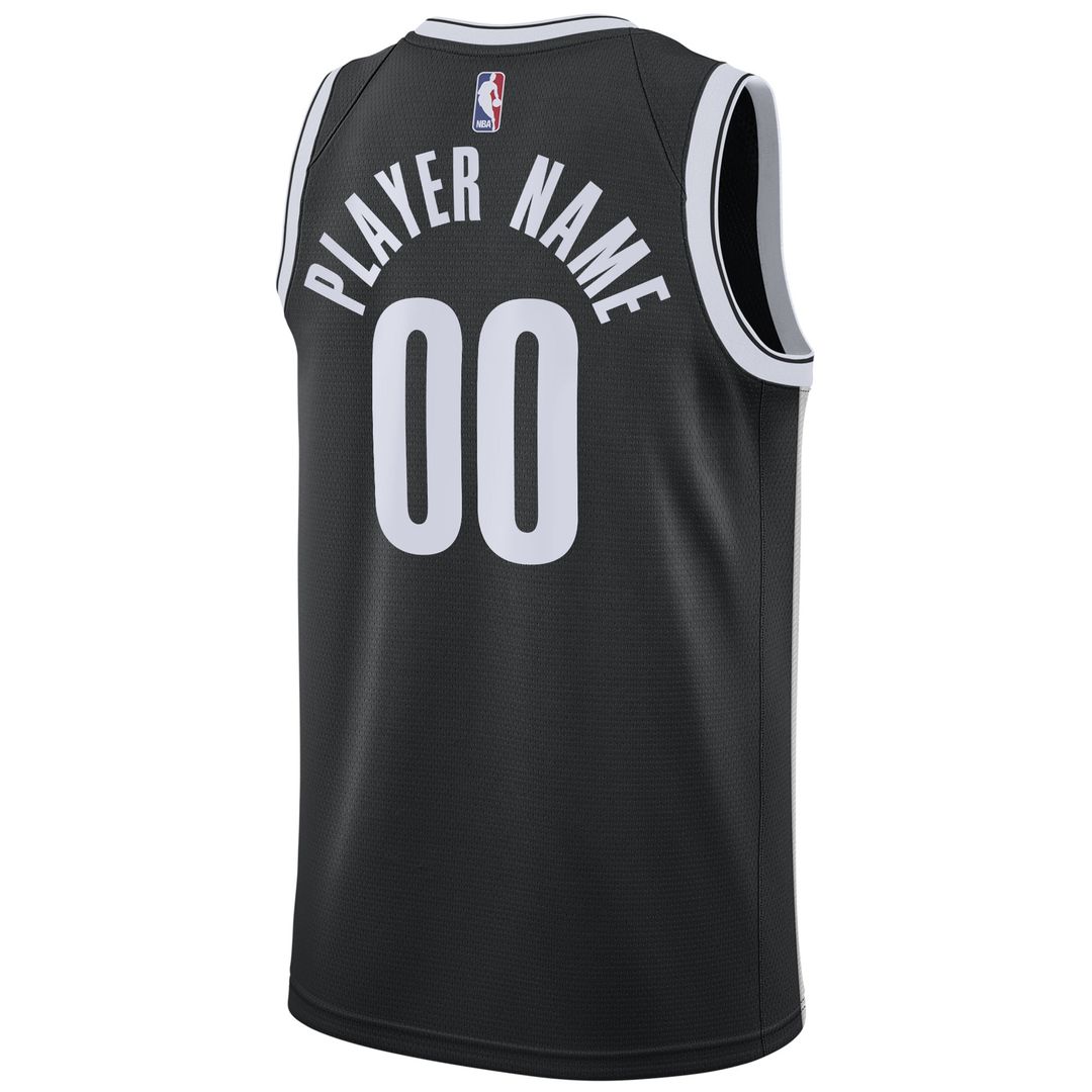 Brooklyn Nets Nike 2020/21 Swingman Custom Jersey - Association Edition - White Official NBA Team Apparel Basketball Fan Gear